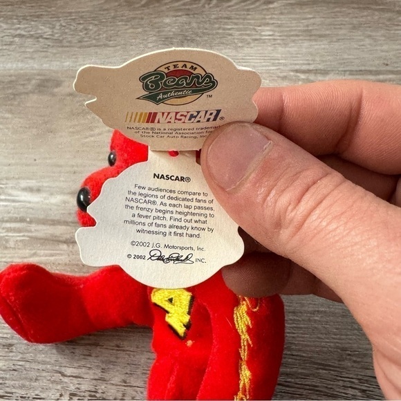 Vintage NASCAR Jeff Gordon Teddy Bear plush 
2002 new with tag - Picture 5 of 9
